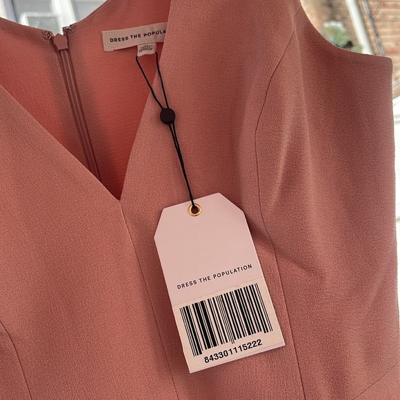 Dress The Population - Sandra - Blush Pink Dress - Medium - Picture 9 of 16